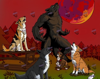 Night of the Blood Moon - Original Art - Hand Drawn