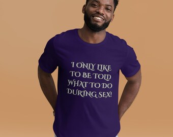 Podczas seksu - koszulka unisex