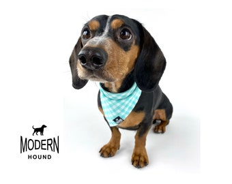 Classic Gingham Dog Bandana Scarf Neckwear