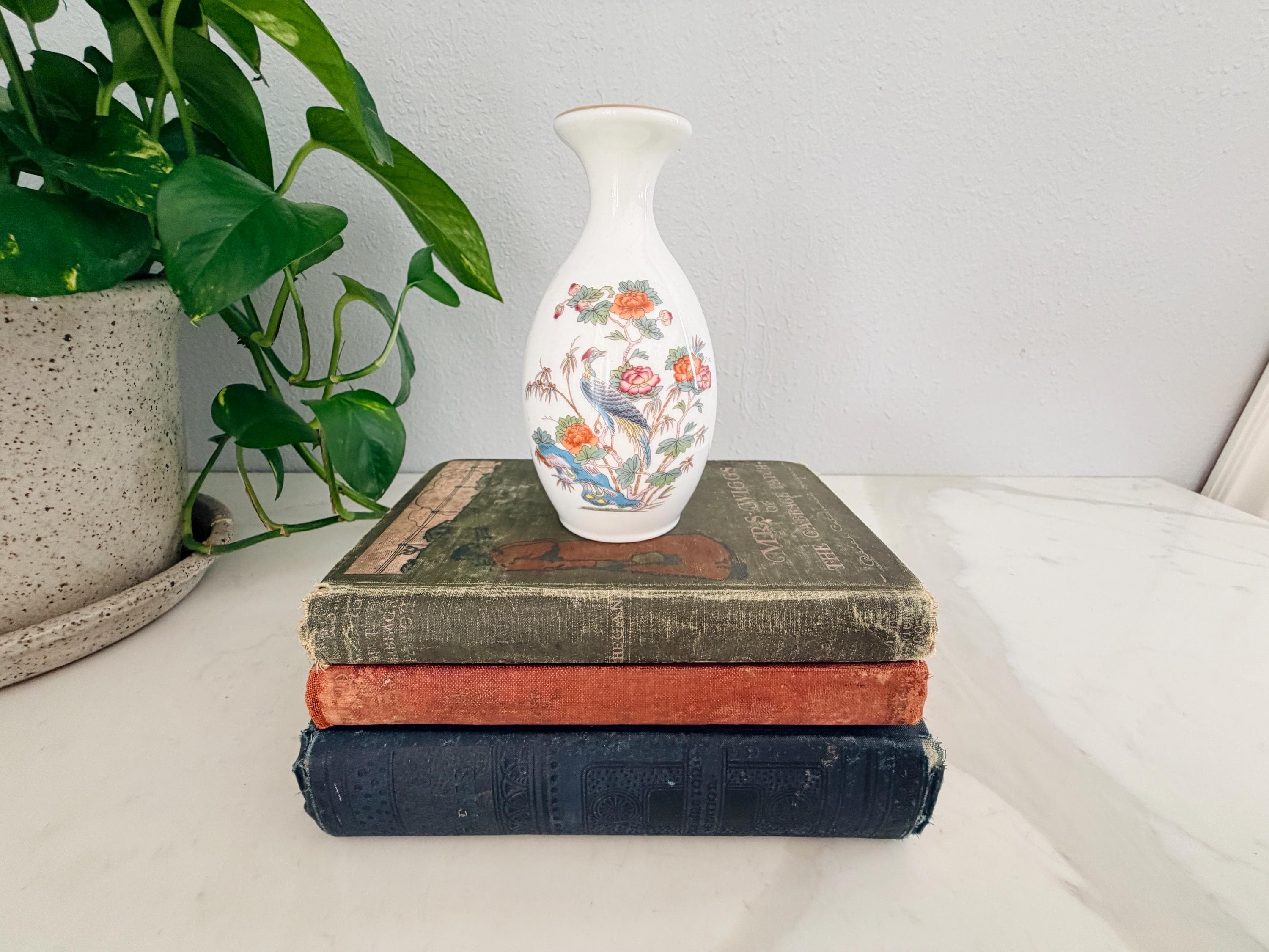 Kutani Crane Vase - Etsy