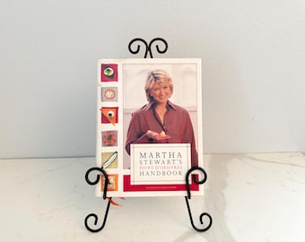 Vintage Martha Stewart's Hors D'Oeuvres Handbook Hardcover 1999 Book -First Edition - Dust Jacket, 2 Ribbon Place Markers, Appetizer Recipes