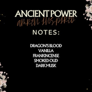 Ancient Flame Perfume | Mysterious Power Fragrance | Fantasy Bookish Scent | Dark Elegance Perfume Oil