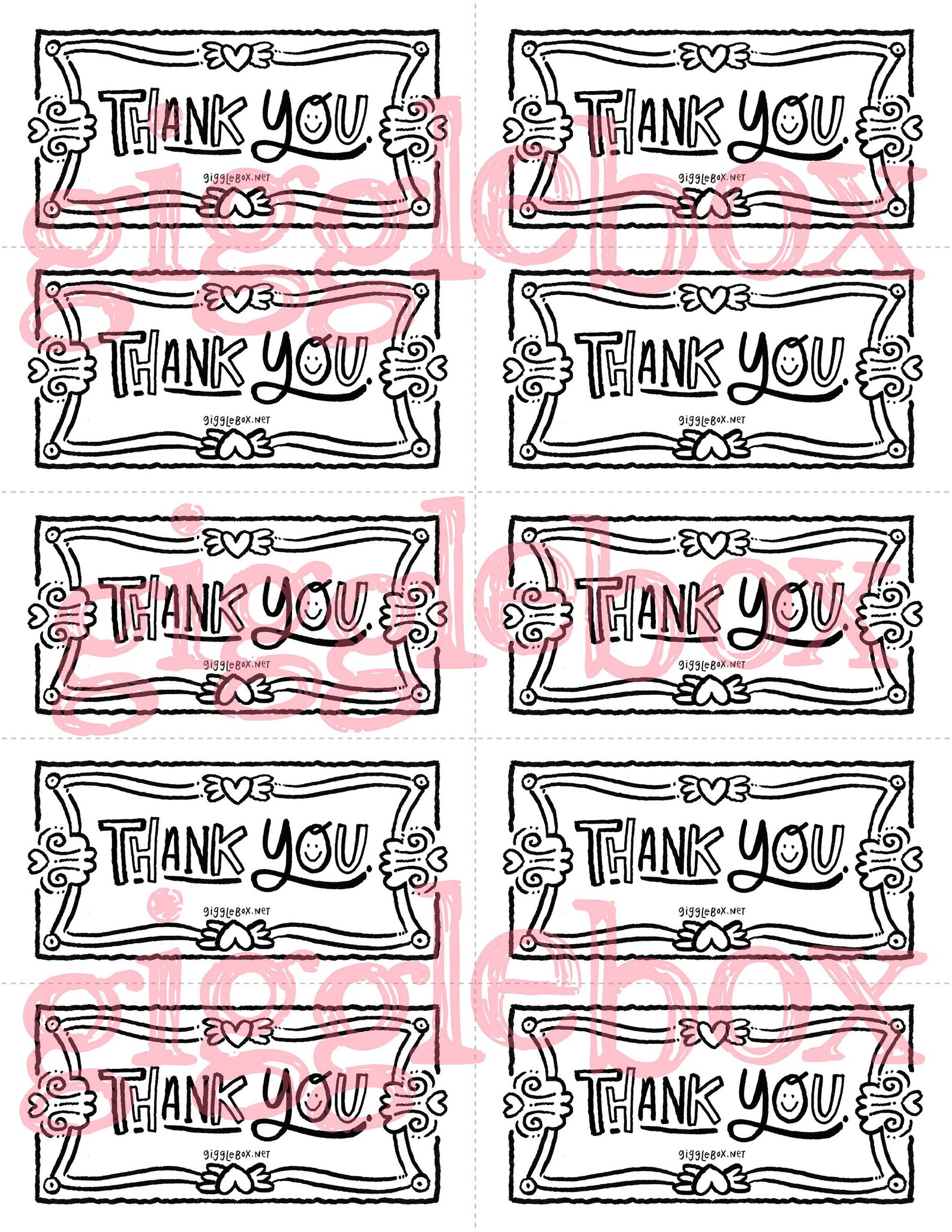 Printable Coloring Gift Tags Instant Download Printable | Etsy