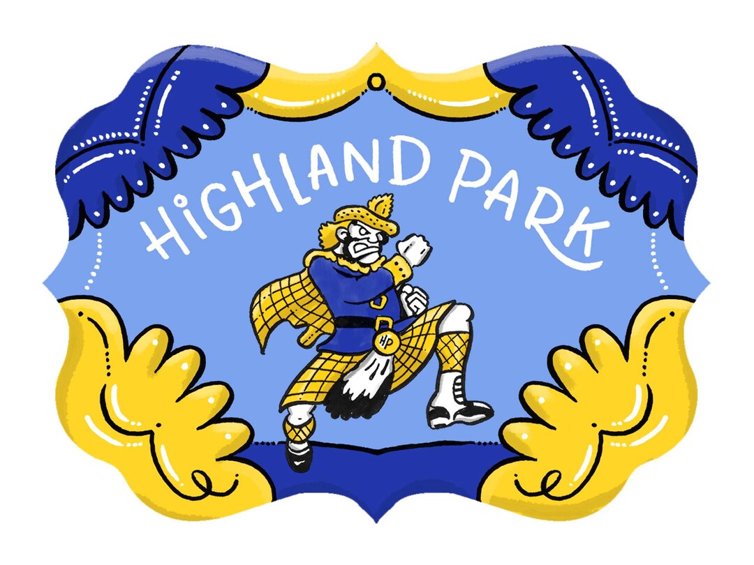 Highland Park Scots High School, Holiday Personalized Christmas Tree