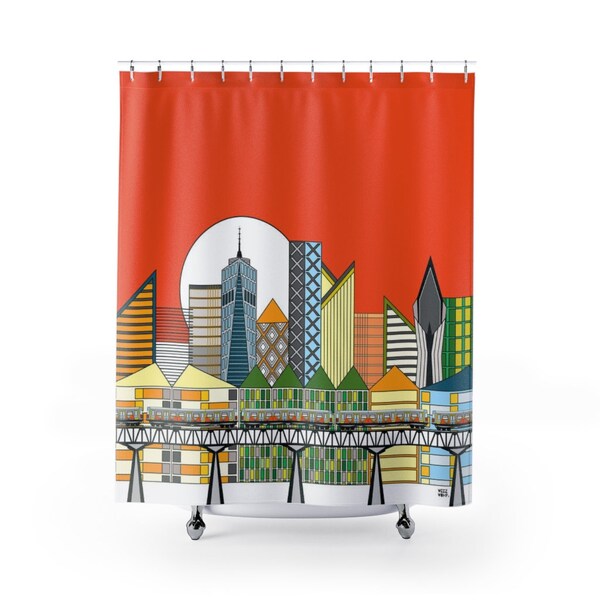 Cool Shower Curtain Etsy