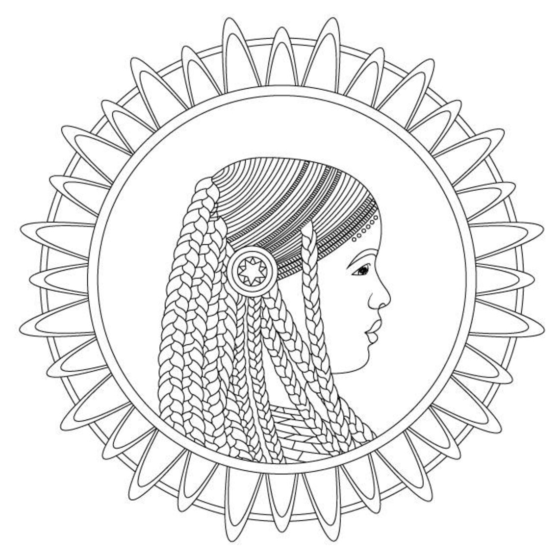 Tribal Coloring Book Native American Coloring Books African - Etsy