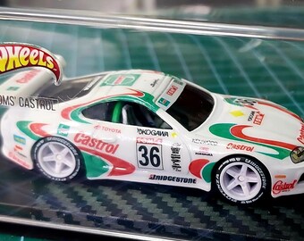 Hot Wheels Toyota Supra MK4 Castrol Custom Moc 1/64 Scale Models