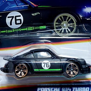 Hot Wheels Porsche 934 Turbo RSR Neon Speeders car die cast toy toys 1/64 Classic cars vintage rare