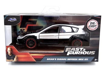 JADA 1/32 BRIAN'S Subaru WRX STi Fast and Furious Die cast rare vintage toy diecast toys mini cars