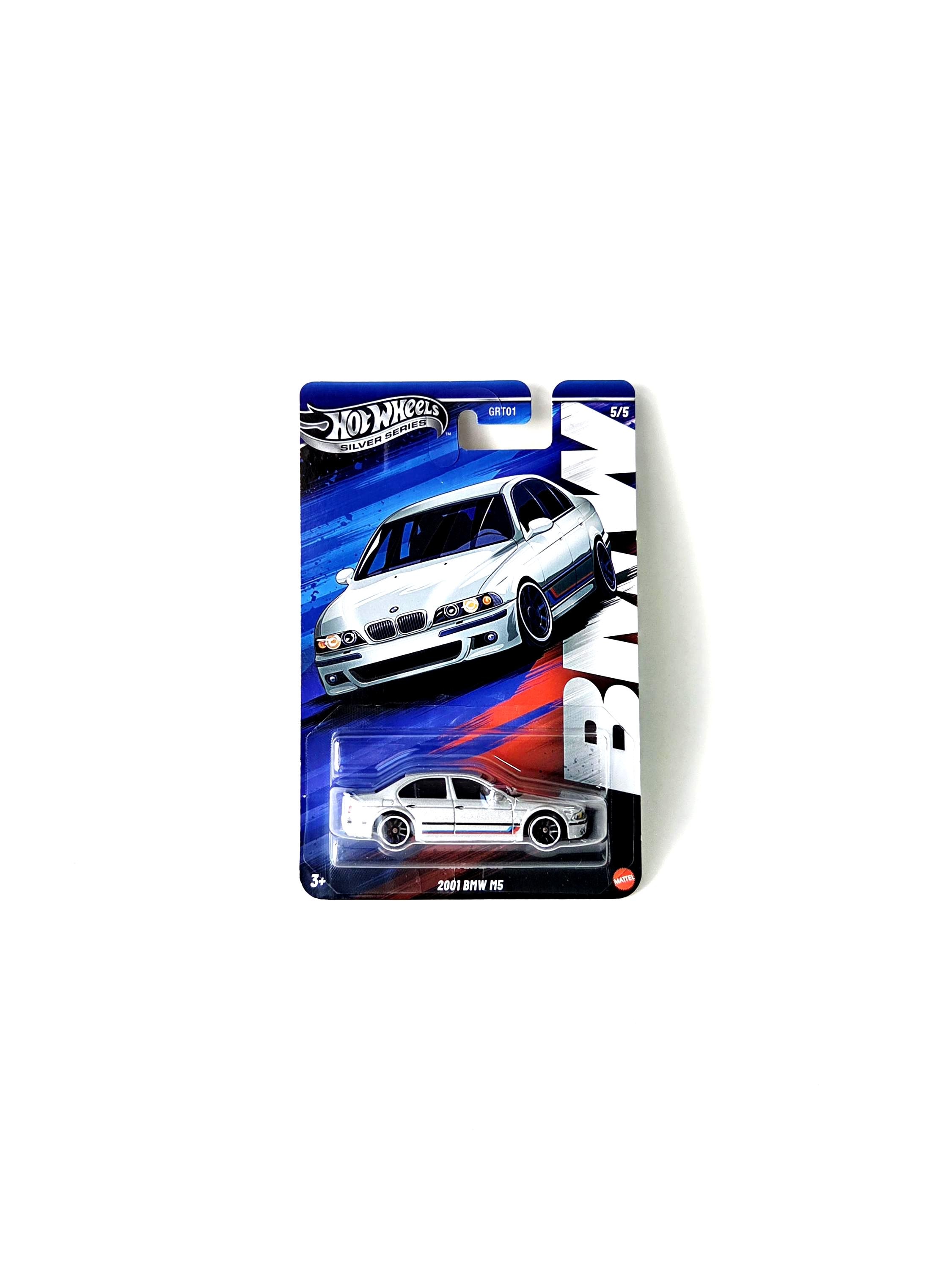 ホットウィール BMW M5 シルバーシリーズ ダイキャストカー おもちゃ 1