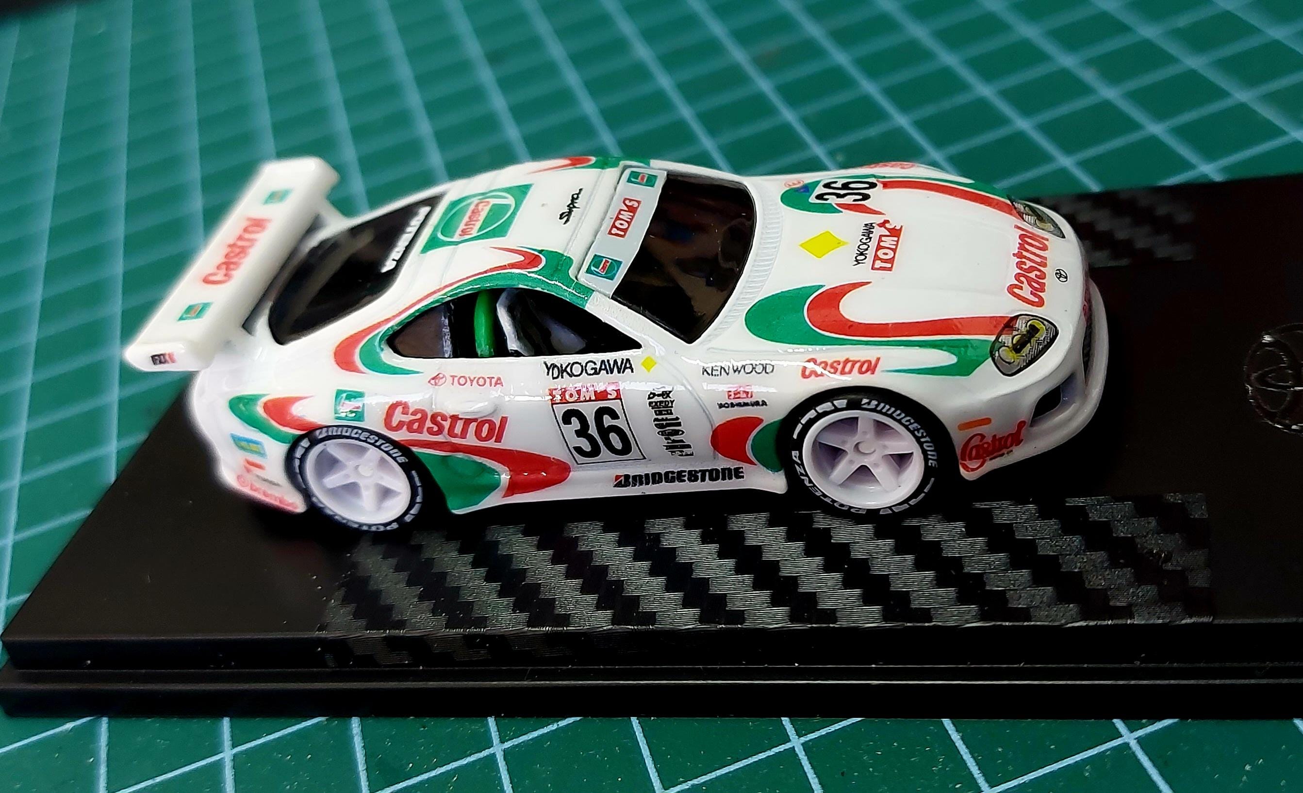 Hot Wheels Toyota Supra MK4 Castrol Custom Moc 1/64 Scale Models