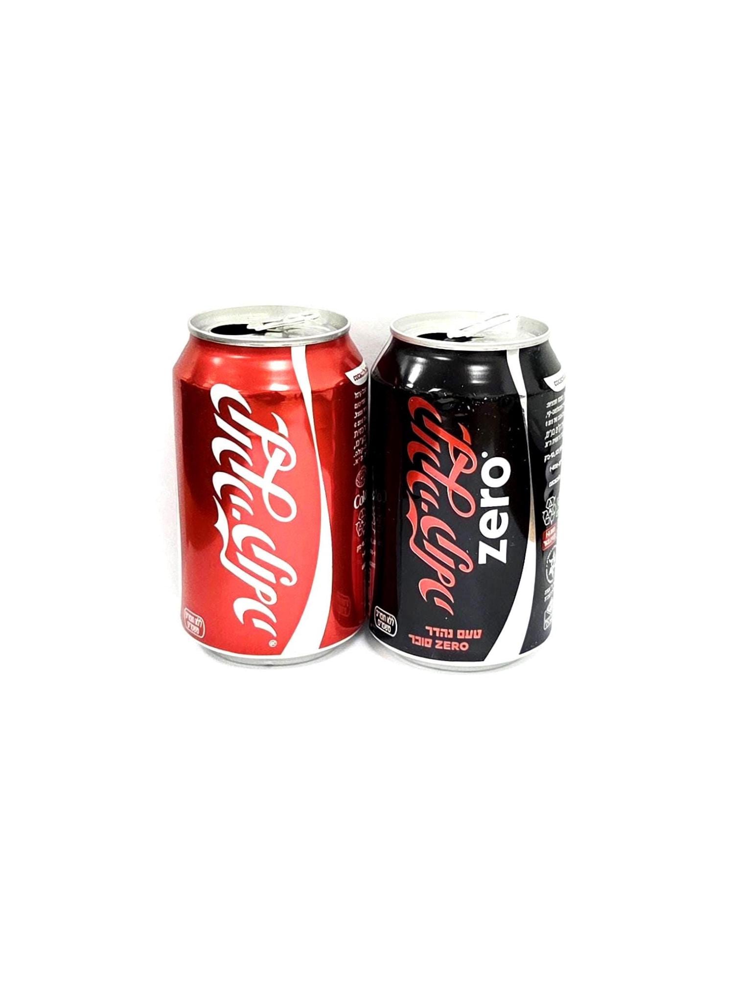 Coca Cola Israel Hebrew Can Top Opened Limited Edition Vintage