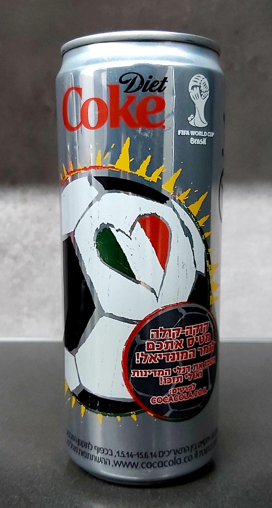 コカコーラ ダイエットコーク FIFAワールドカップ ブラジル缶 空 未