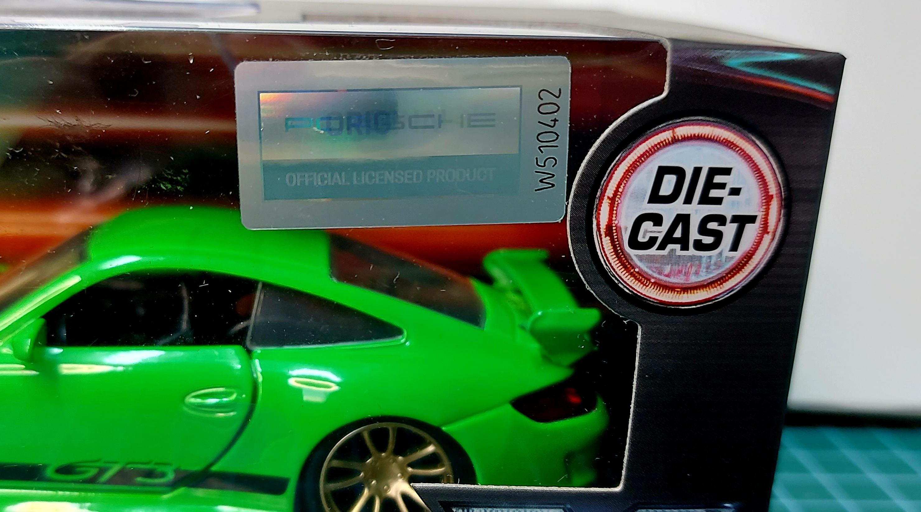 JADA 1/32 ポルシェ 911 GT3 (997) ワイルド・スピード ダイキャスト