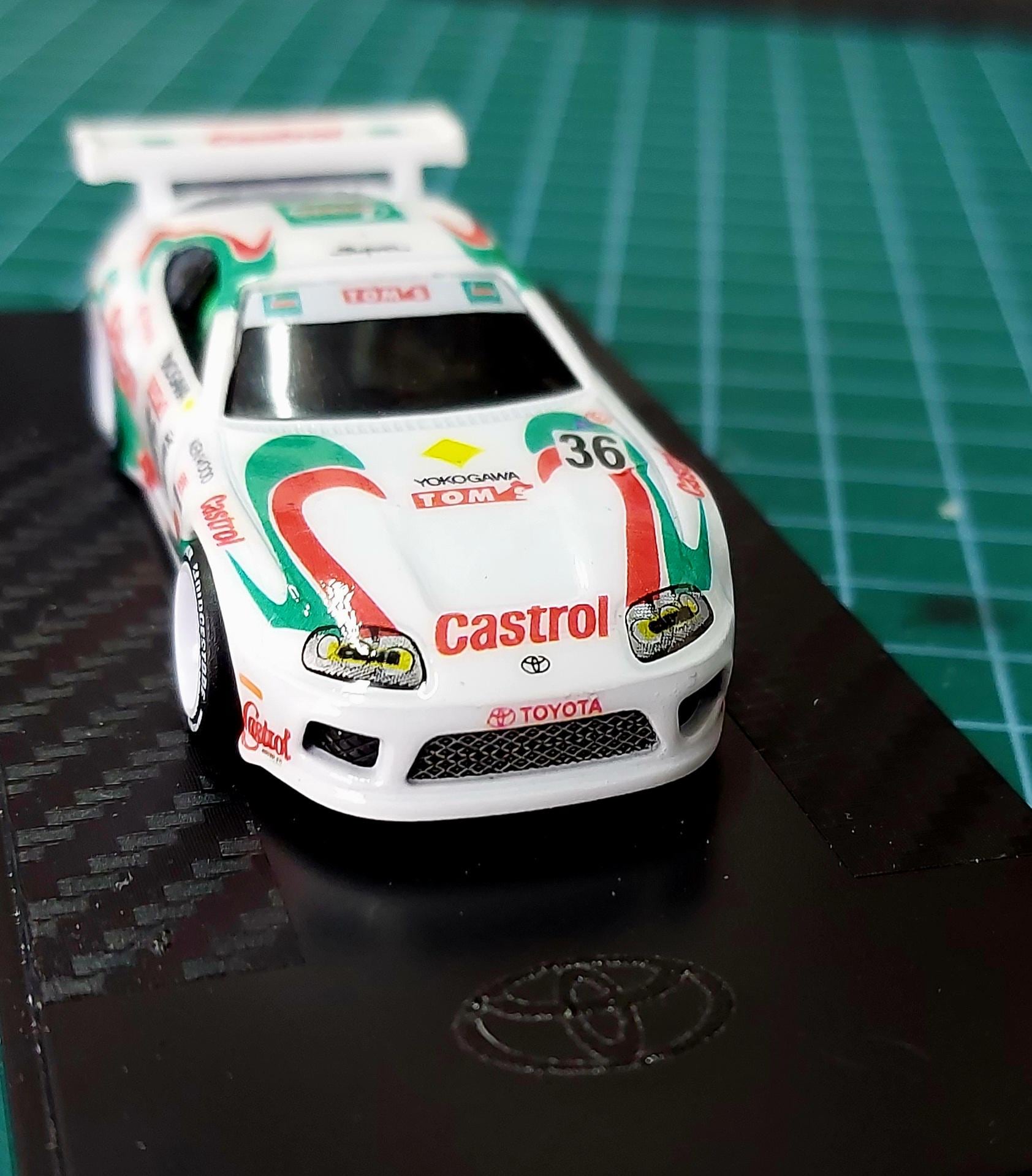 Hot Wheels Toyota Supra MK4 Castrol Custom Moc 1/64 Scale Models