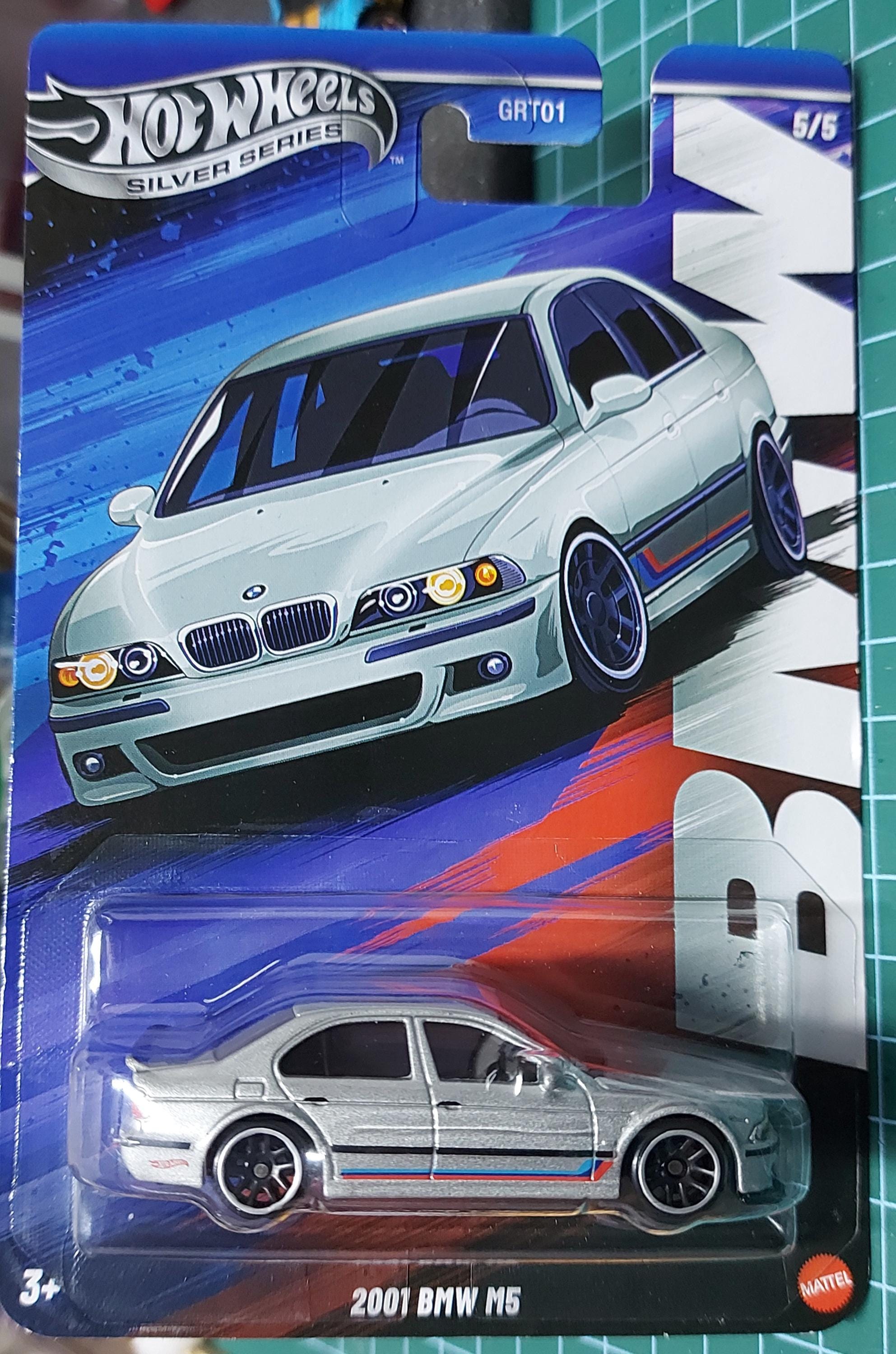 ホットウィール BMW M5 シルバーシリーズ ダイキャストカー おもちゃ 1