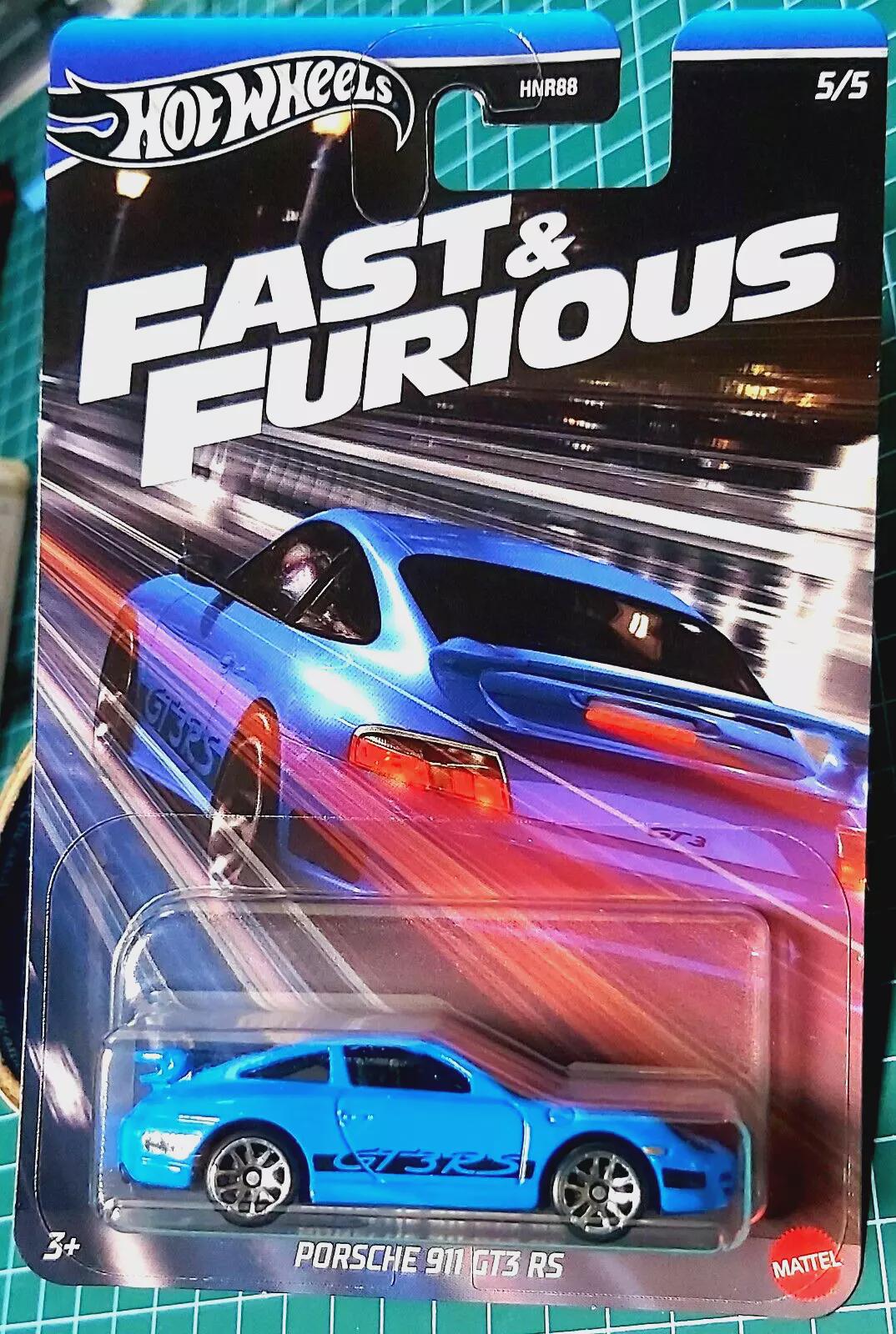 Hot Wheels Porsche 911 GT3 RS Blue FAST and FURIOUS 2024 - Etsy