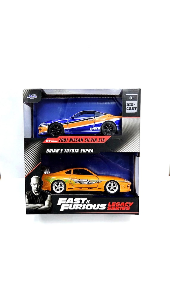 Jada Fast & Furious Nissan Silvia S15 Toyota Supra 2 Pack 1/32