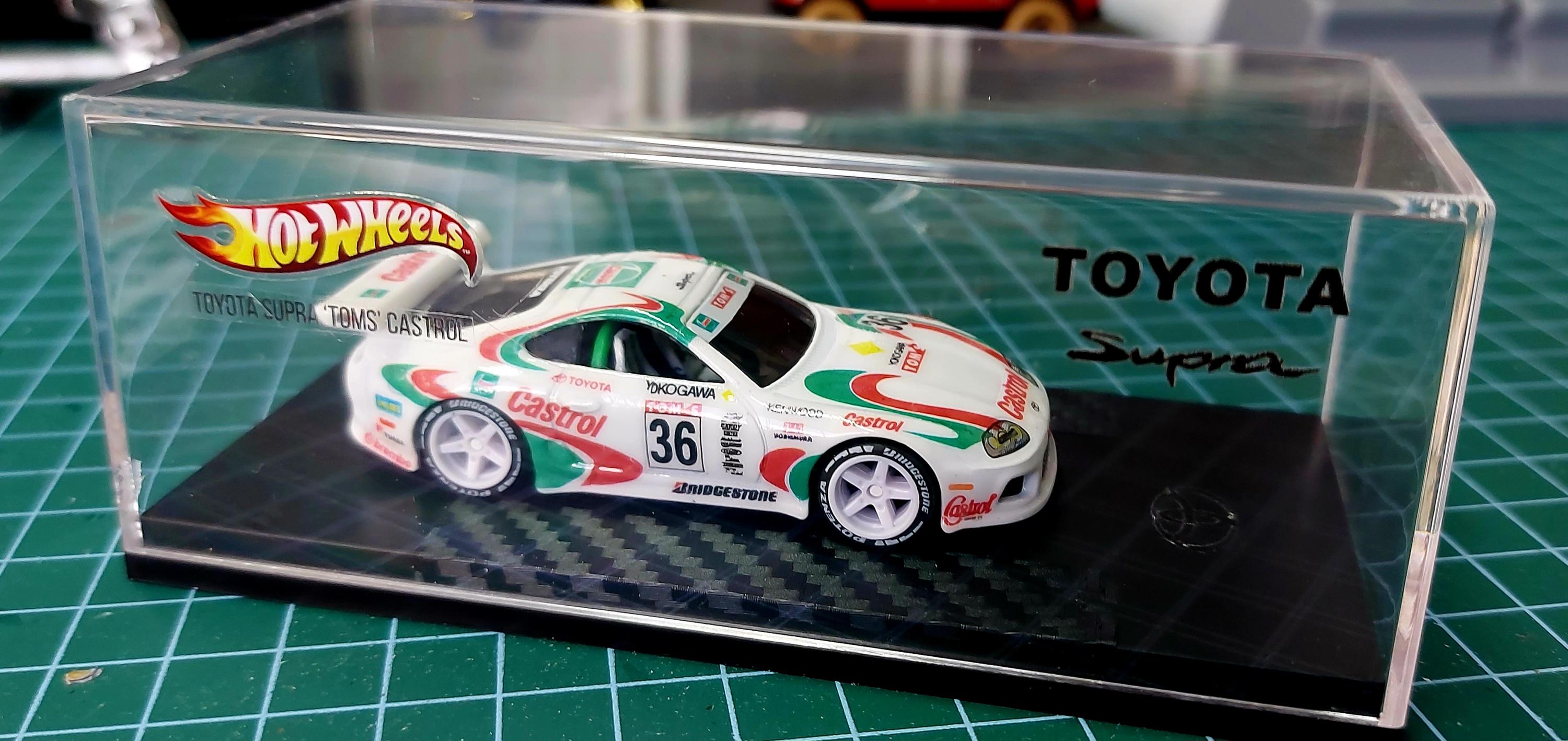 Hot Wheels Toyota Supra MK4 Castrol Custom Moc 1/64 Scale Models