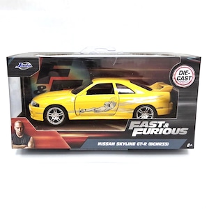 Jada 1/32 ブライアンズ 日産 スカイライン GT-R (R34) ワイルド