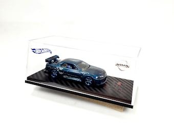 Hot wheels Liberty walk GTR blue or red custom real Riders swap
