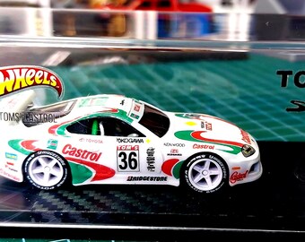 Hot Wheels Toyota Supra MK4 Castrol Custom Moc 1/64 Scale Models