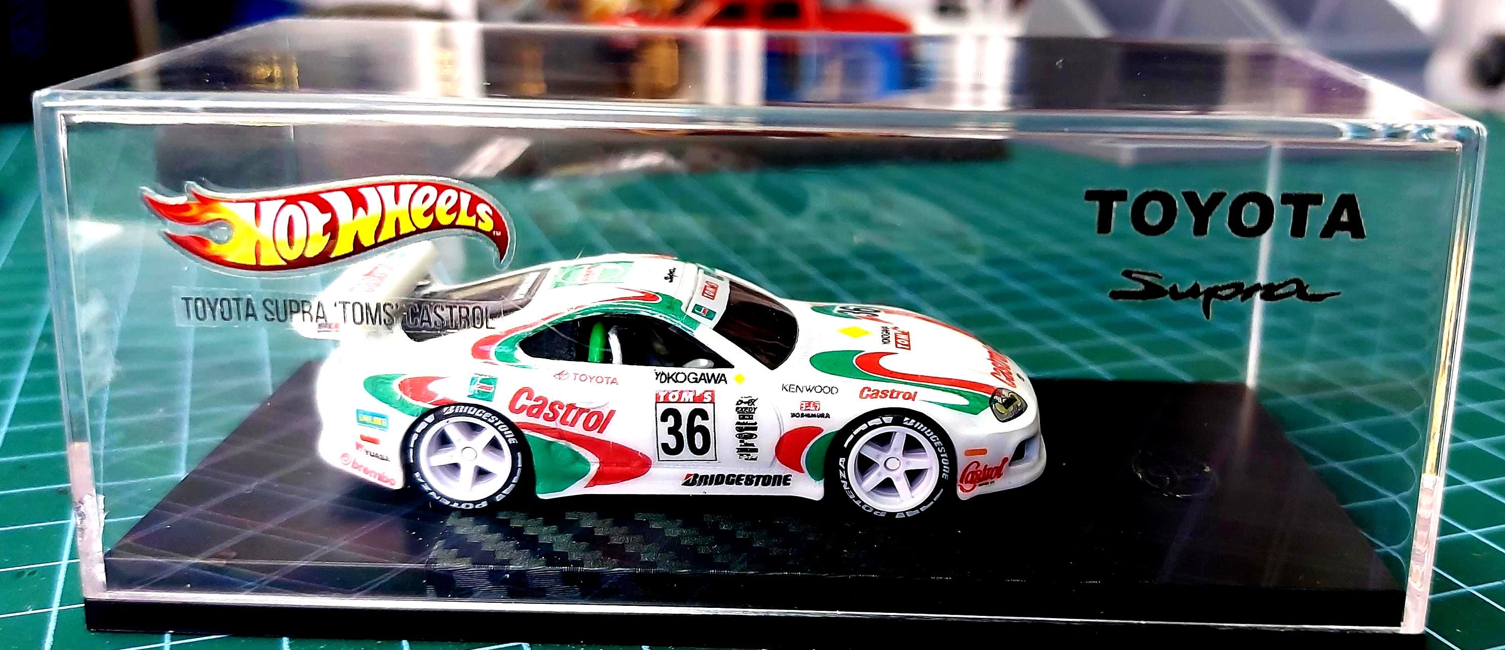 Hot Wheels Toyota Supra MK4 Castrol Custom Moc 1/64 Scale Models
