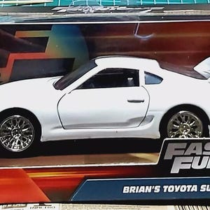 JADA 1/32 BRIAN&#39;S Toyota SUPRA Fast and Furious 2024 Die cast