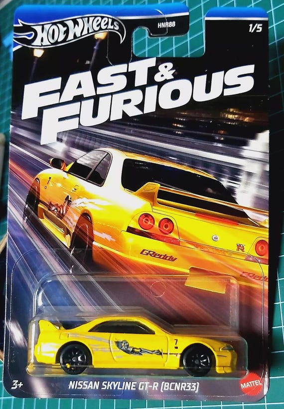 ホットウィール 日産 スカイライン GT-R BCNR33 ワイルド・スピード