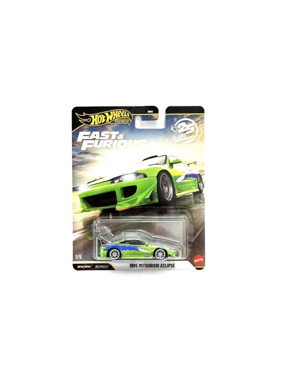 Hot Wheels Premium Fast & Furious 1995 Mitsubishi Eclipse Diecast