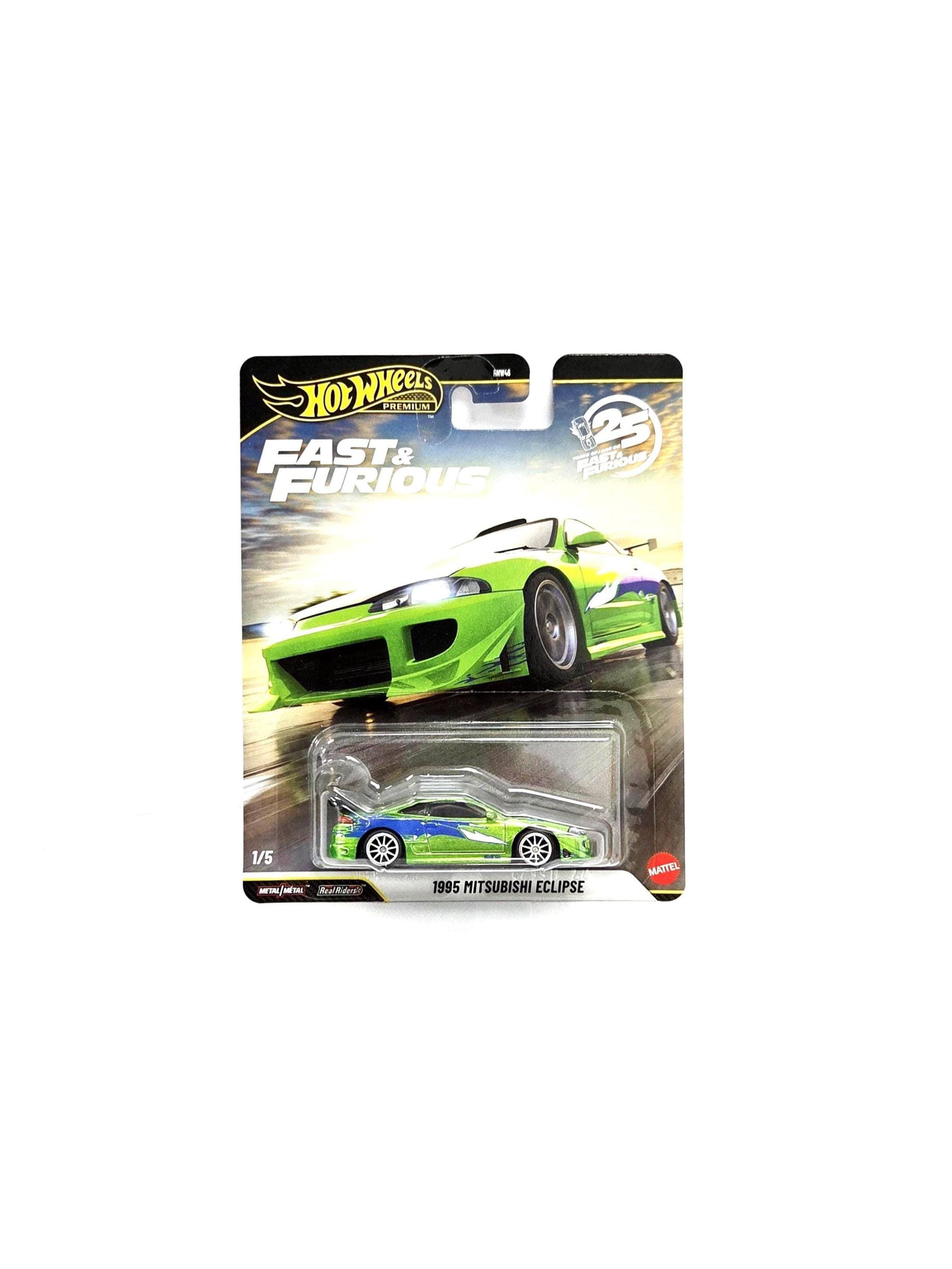 Hot Wheels Premium Fast & Furious 1995 Mitsubishi Eclipse Diecast