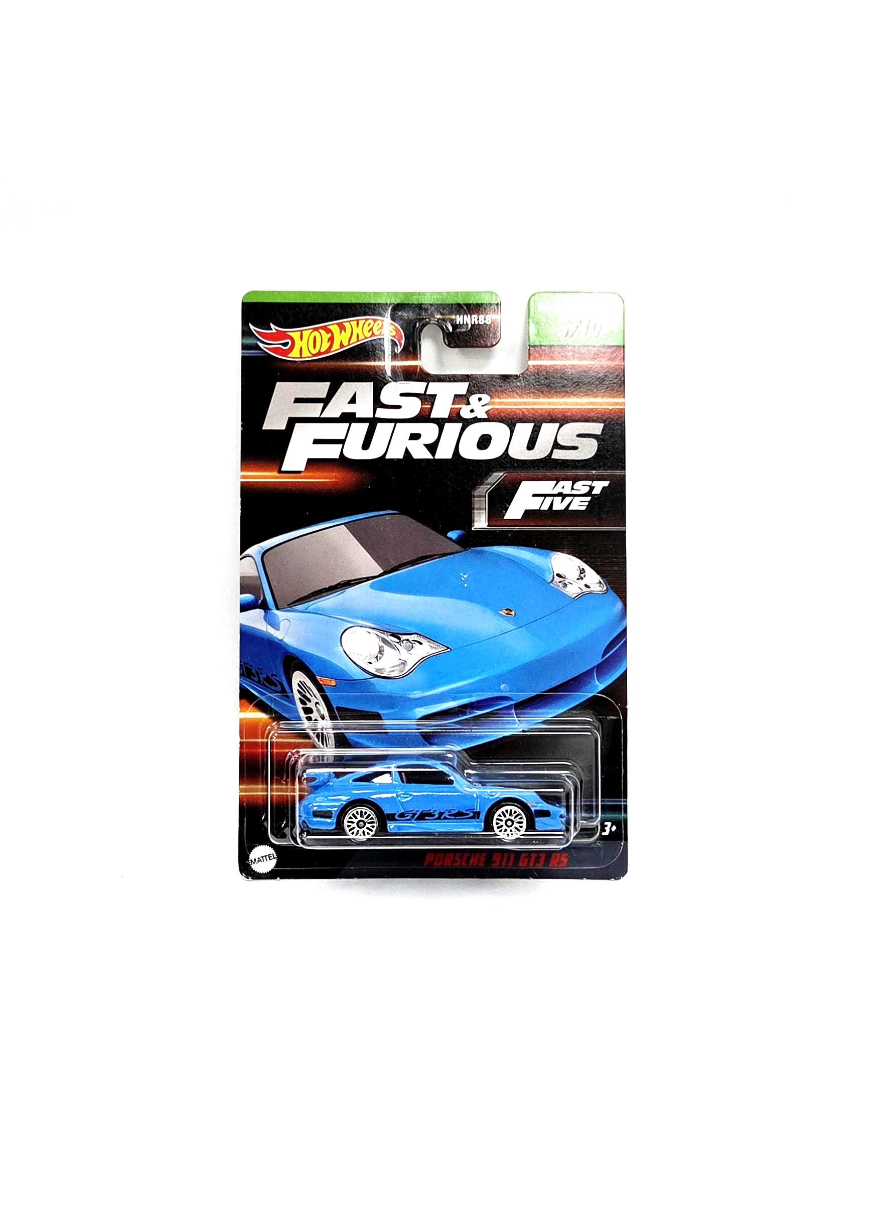 Hot Wheels Porsche 911 GT3 RS Blue FAST and FURIOUS Fast Five 2023