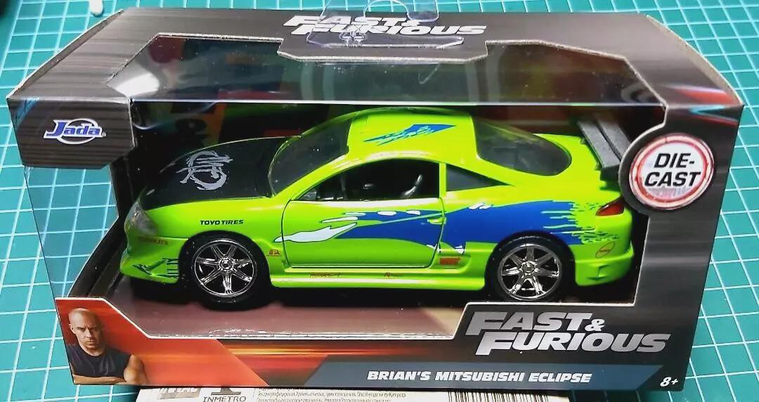 JADA 1/32 BRIAN'S Mitsubishi ECLIPSE Fast and Furious 2024 Die
