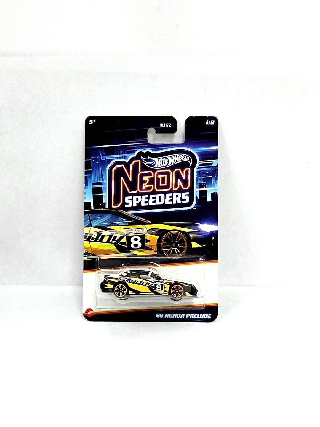 Hot Wheels 98 Honda Prelude Greddy Neon Speeders Car Die Cast Toy