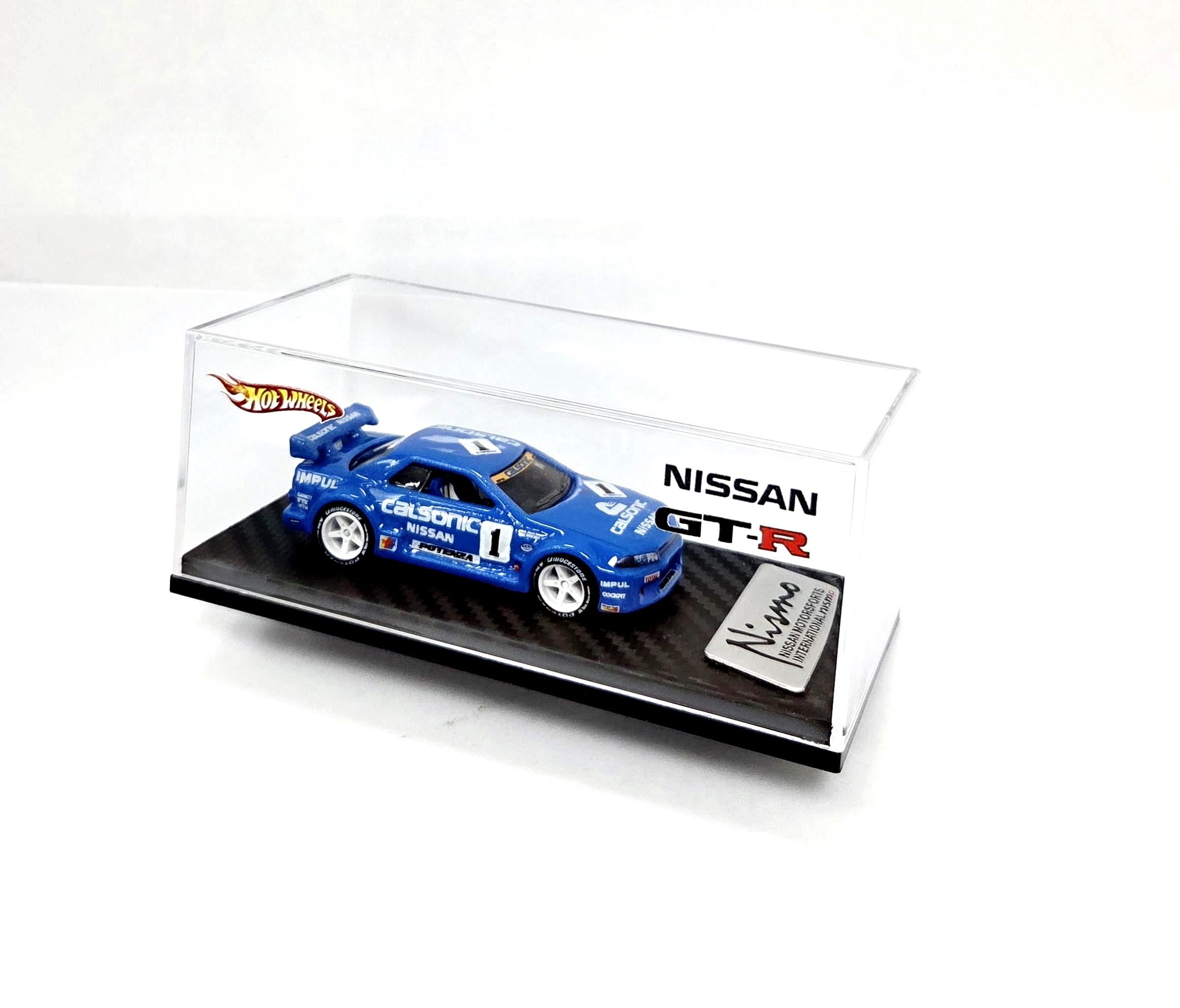 Hot Wheels Custom Nissan Skyline GT-R R32 Calsonic 1/64 MOC Scale