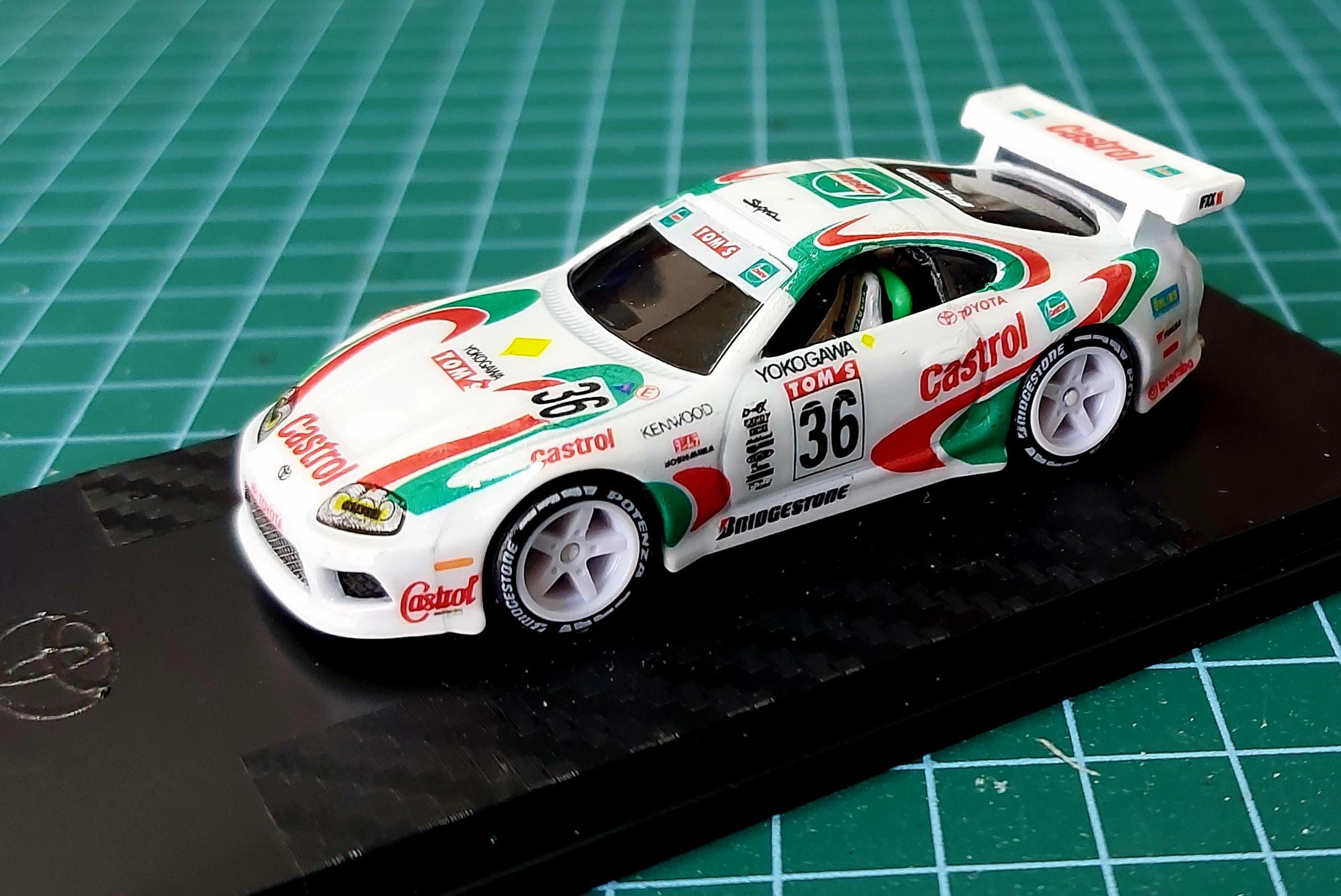 Hot Wheels Toyota Supra MK4 Castrol Custom Moc 1/64 Scale Models