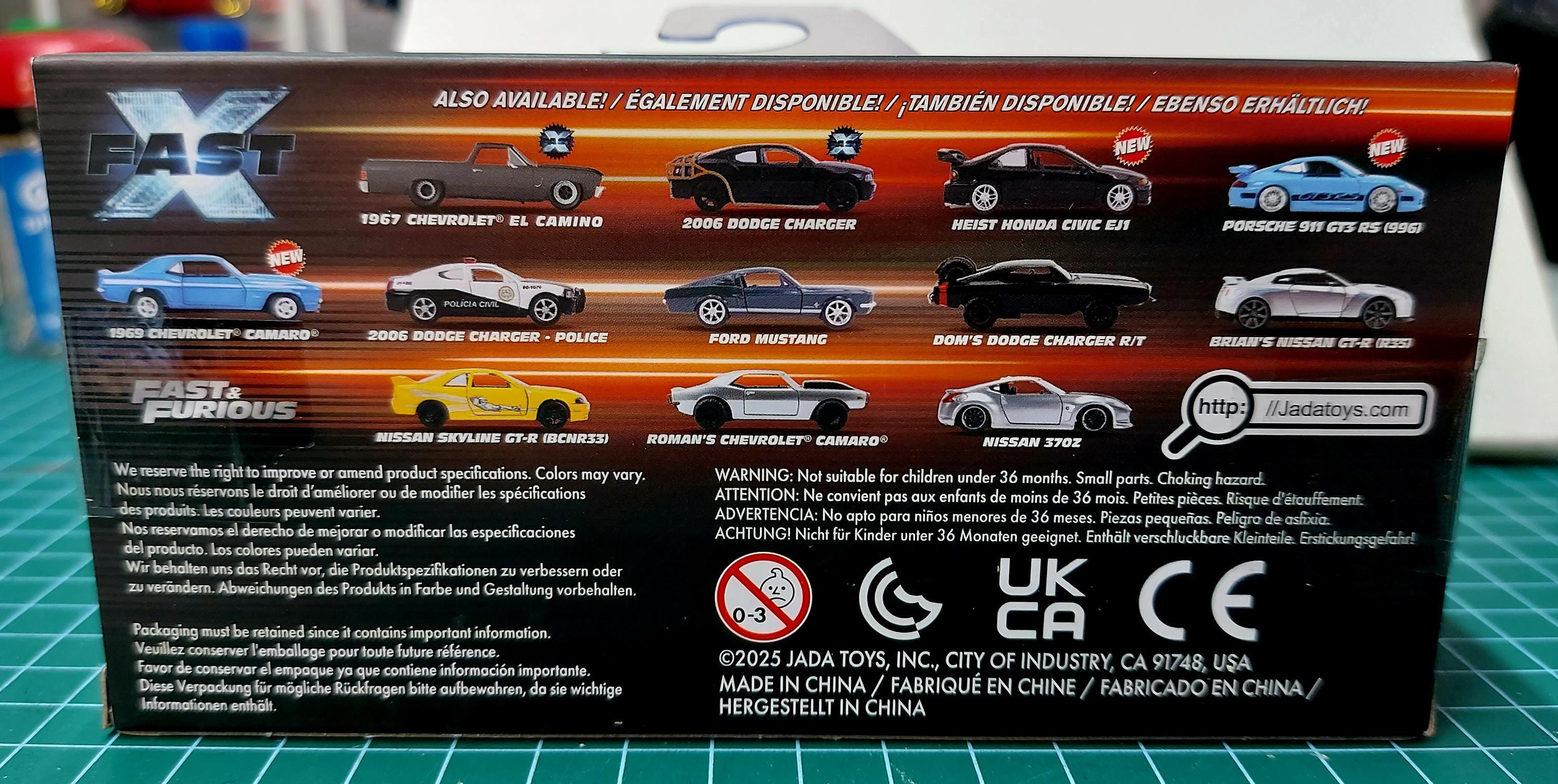 JADA 1/32 ポルシェ 911 GT3 (997) ワイルド・スピード ダイキャスト