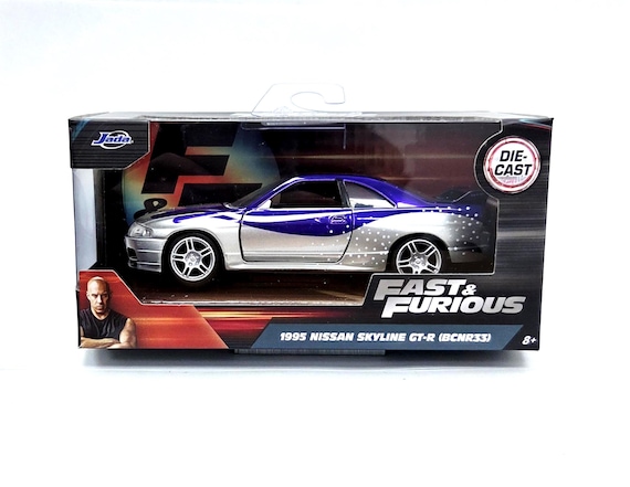 JADA 1/32 1995 Nissan Skyline GT-R Purple (BCNR33) Fast and