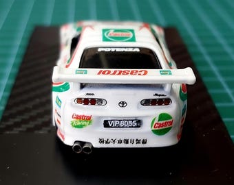 Hot Wheels Toyota Supra MK4 Castrol Custom Moc 1/64 Scale Models