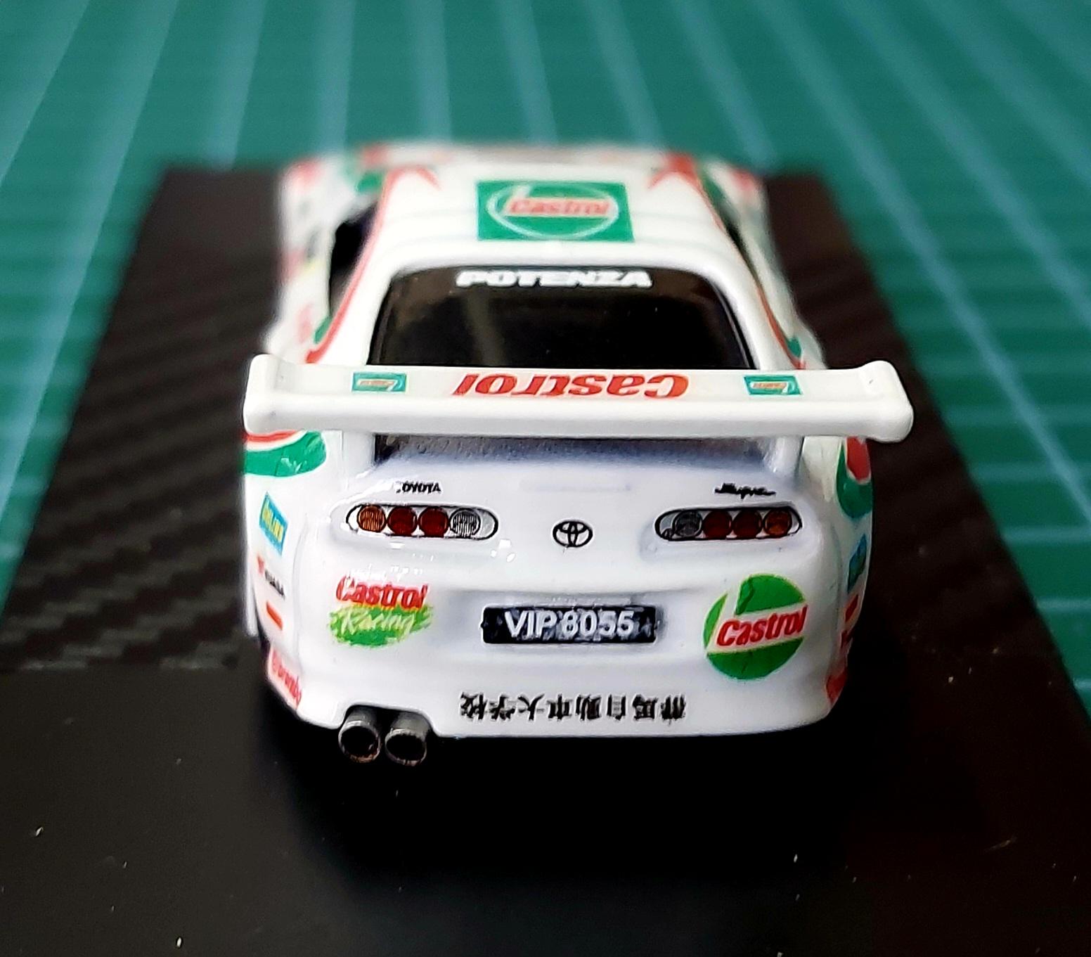 Hot Wheels Toyota Supra MK4 Castrol Custom Moc 1/64 Scale Models