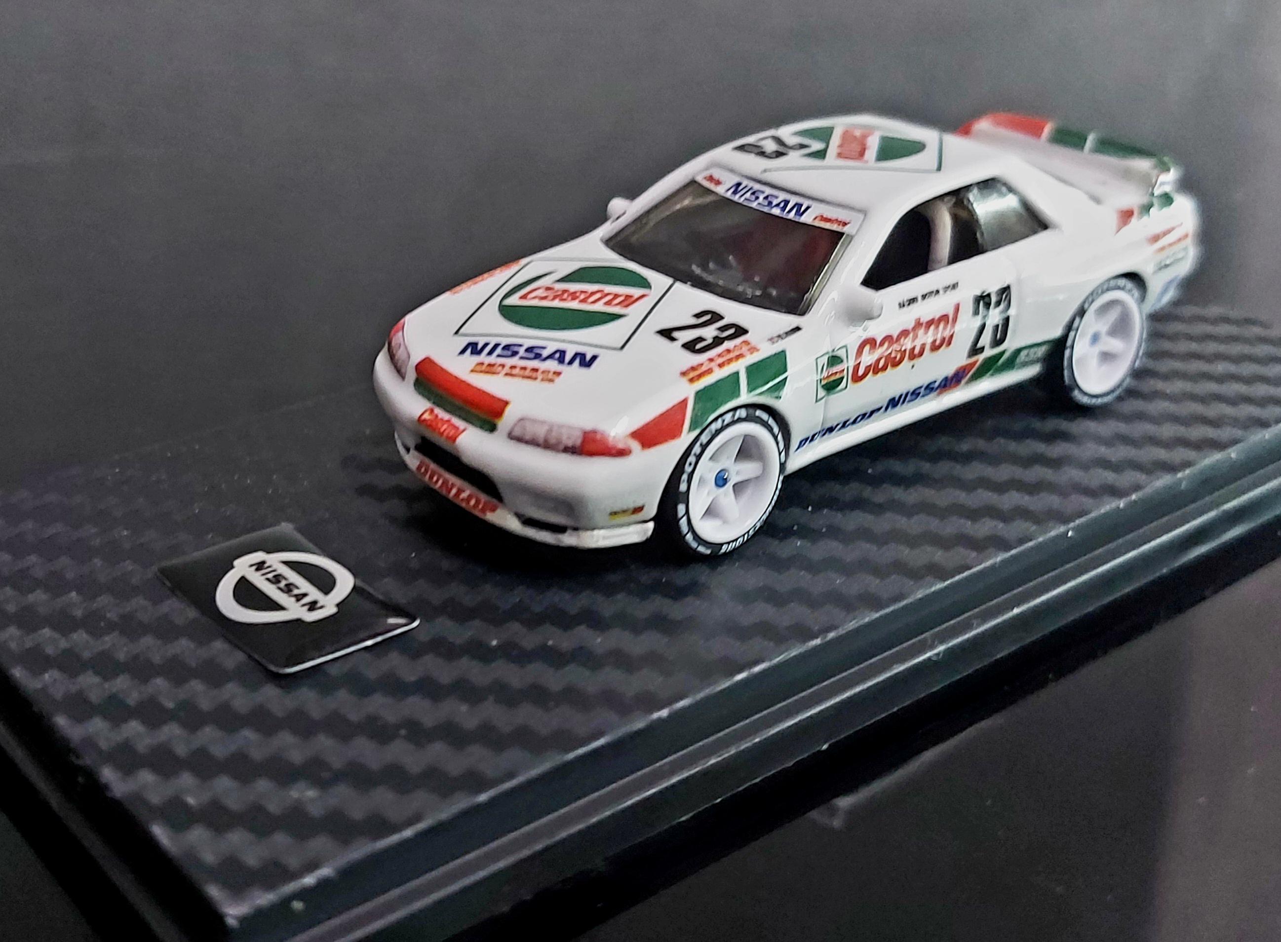 Hot Wheels Nissan Skyline GT-R BNR32 Castrol Macau Custom MOC 1/64
