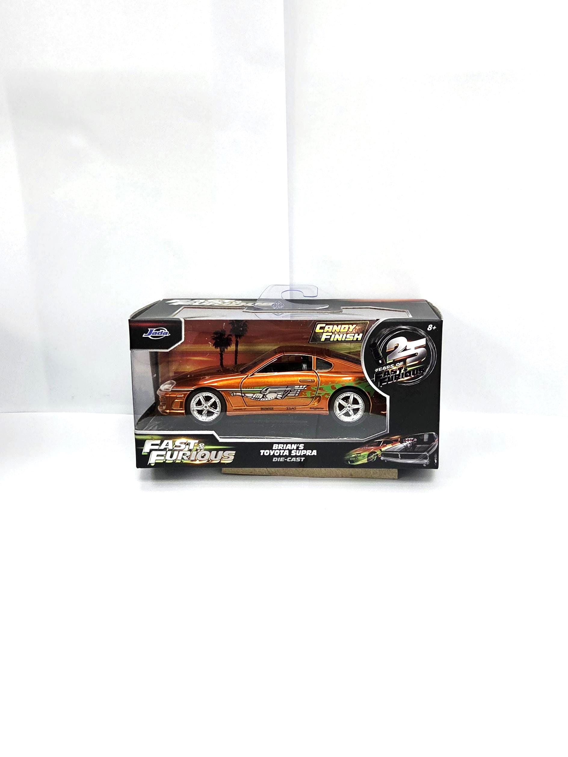 （当時物）藤田香　AUTOGRAPH／ MIGNION COLLECTION JADA 1/32 Brian's Toyota SUPRA Candy Finish 25 Years Fast and