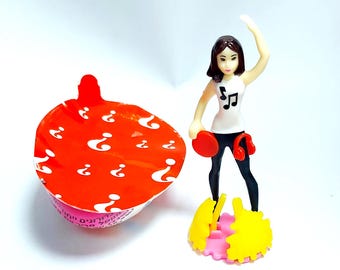 Rare vintage Kinder Joy DJ BARBIE EN378 Figurines toys surprise ferrero joy