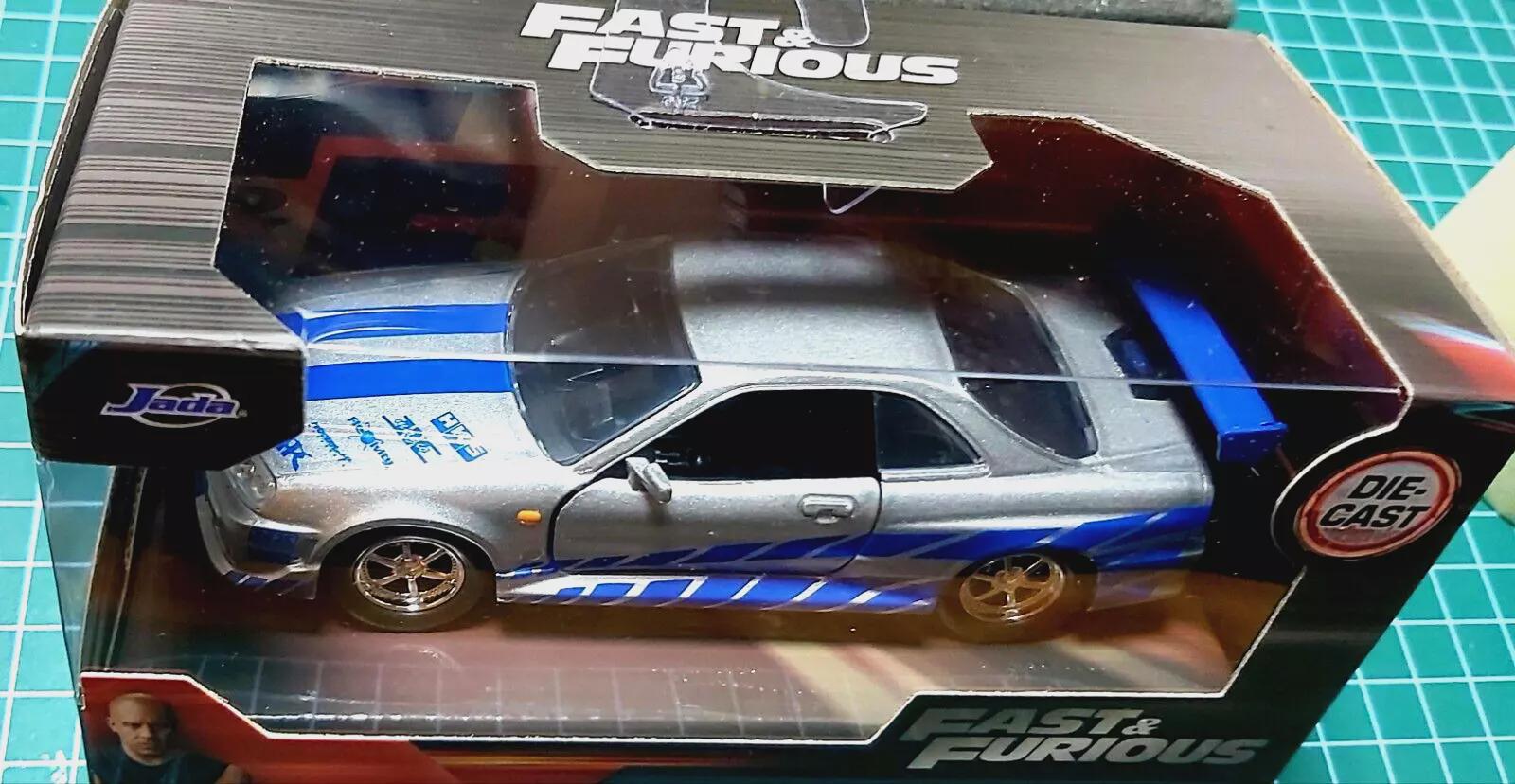 Jada 1/32 ブライアンズ 日産 スカイライン GT-R (R34) ワイルド