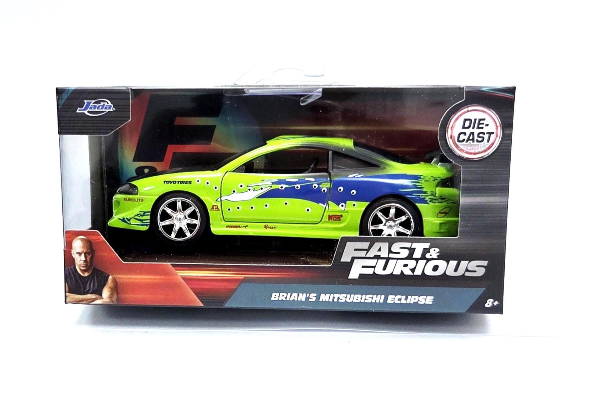 JADA 1/32 BRIAN'S Mitsubishi ECLIPSE Bullet Proof Fast and Furious