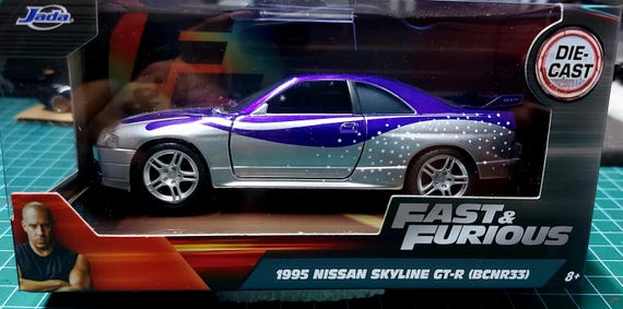 JADA 1/32 1995 Nissan Skyline GT-R Purple (BCNR33) Fast and