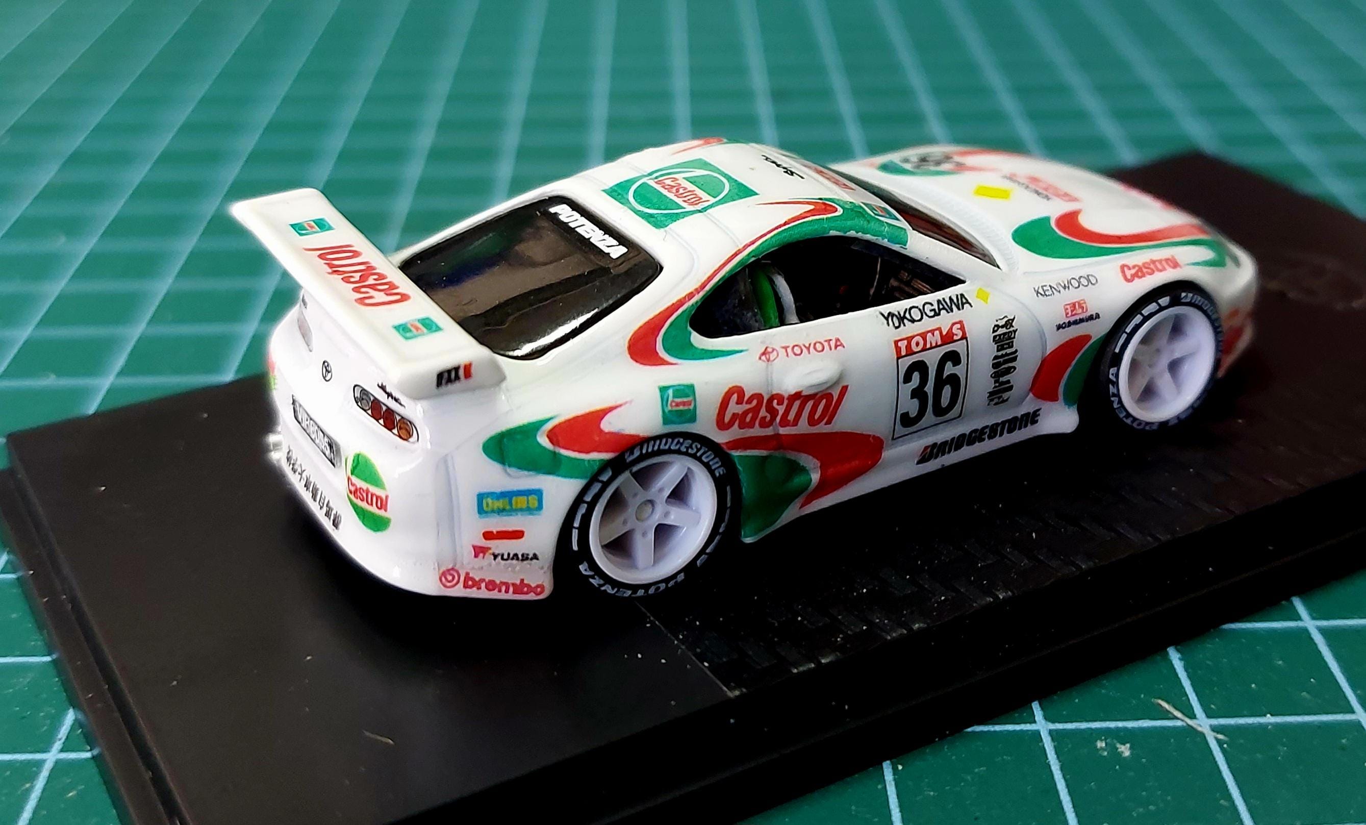Hot Wheels Toyota Supra MK4 Castrol Custom Moc 1/64 Scale Models