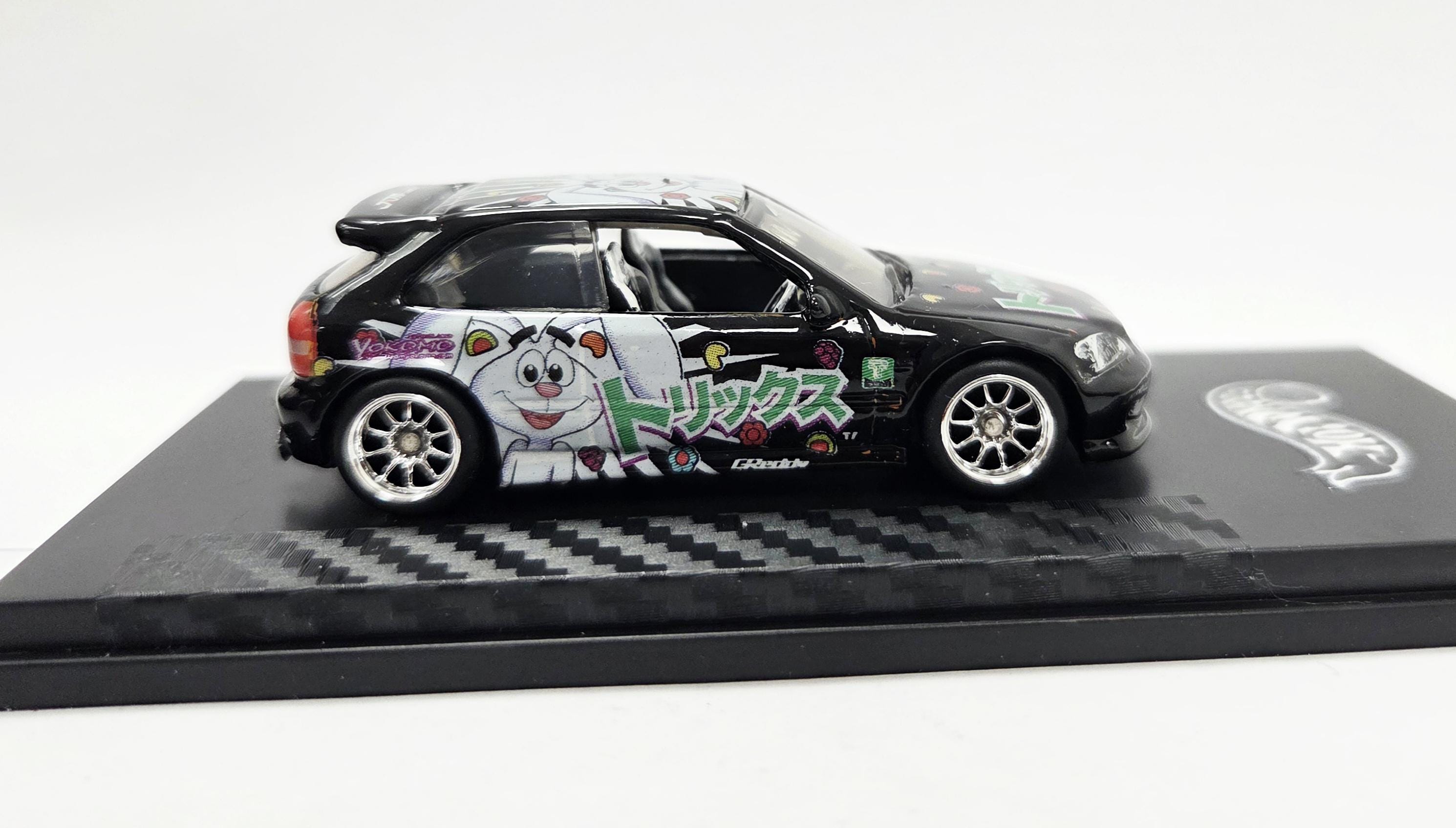 Hot Wheels HONDA CIVIC TYPE R EK9 Trix Custom Moc 1/64 Diecast Toy