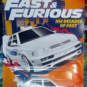 Hot Wheels Volkswagen Jetta MK3 Custom FAST and FURIOUS HW Decades of Fast die cast diecast toy toys rare vintage