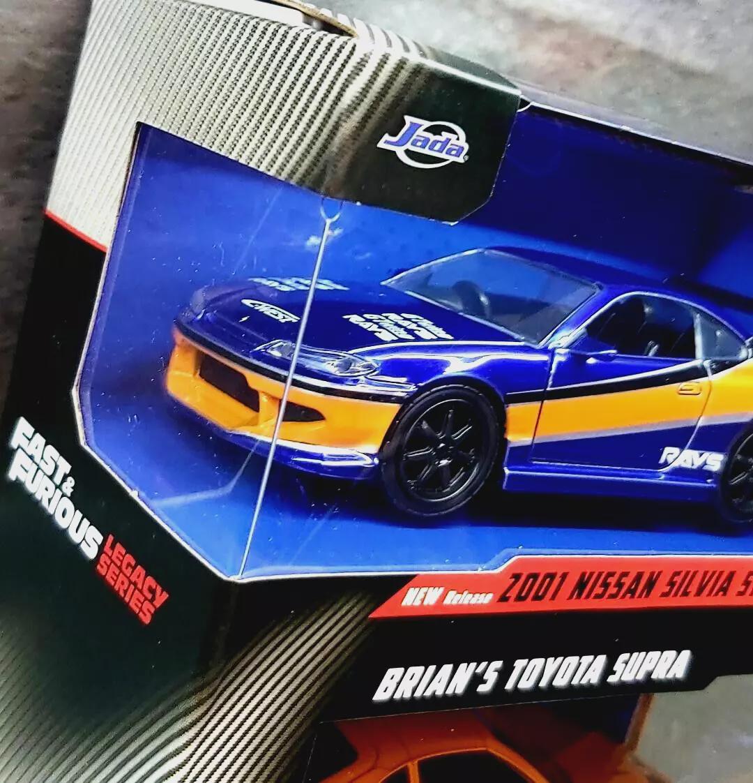 Jada Fast & Furious Nissan Silvia S15 Toyota Supra 2 Pack 1/32